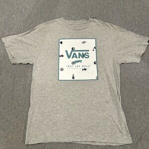 Boys Grey Vans T-Shirt
